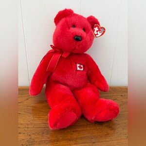 2001 Ty Beanie Buddy “Pierre” the  Red Canada Bear